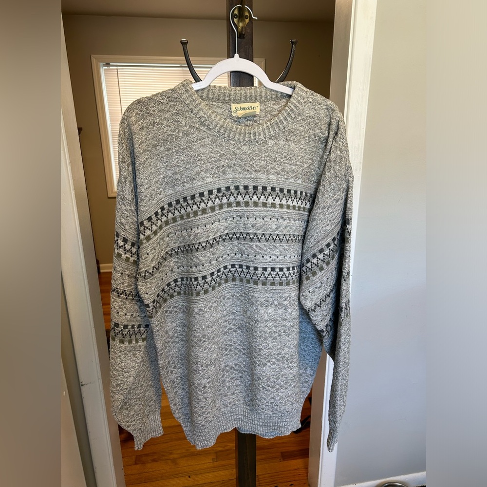 St John’s Bay Vintage Sweater Grey